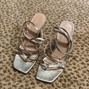 Veronica Beard Metallic Sandal - Gold Women’s Heels
